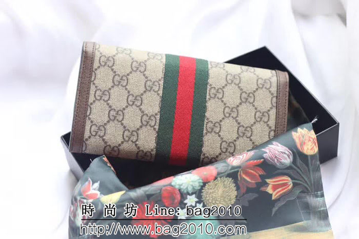 GUCCI古馳 全網獨家供貨 原廠材料 拉鏈長錢包 523154 WTG1818